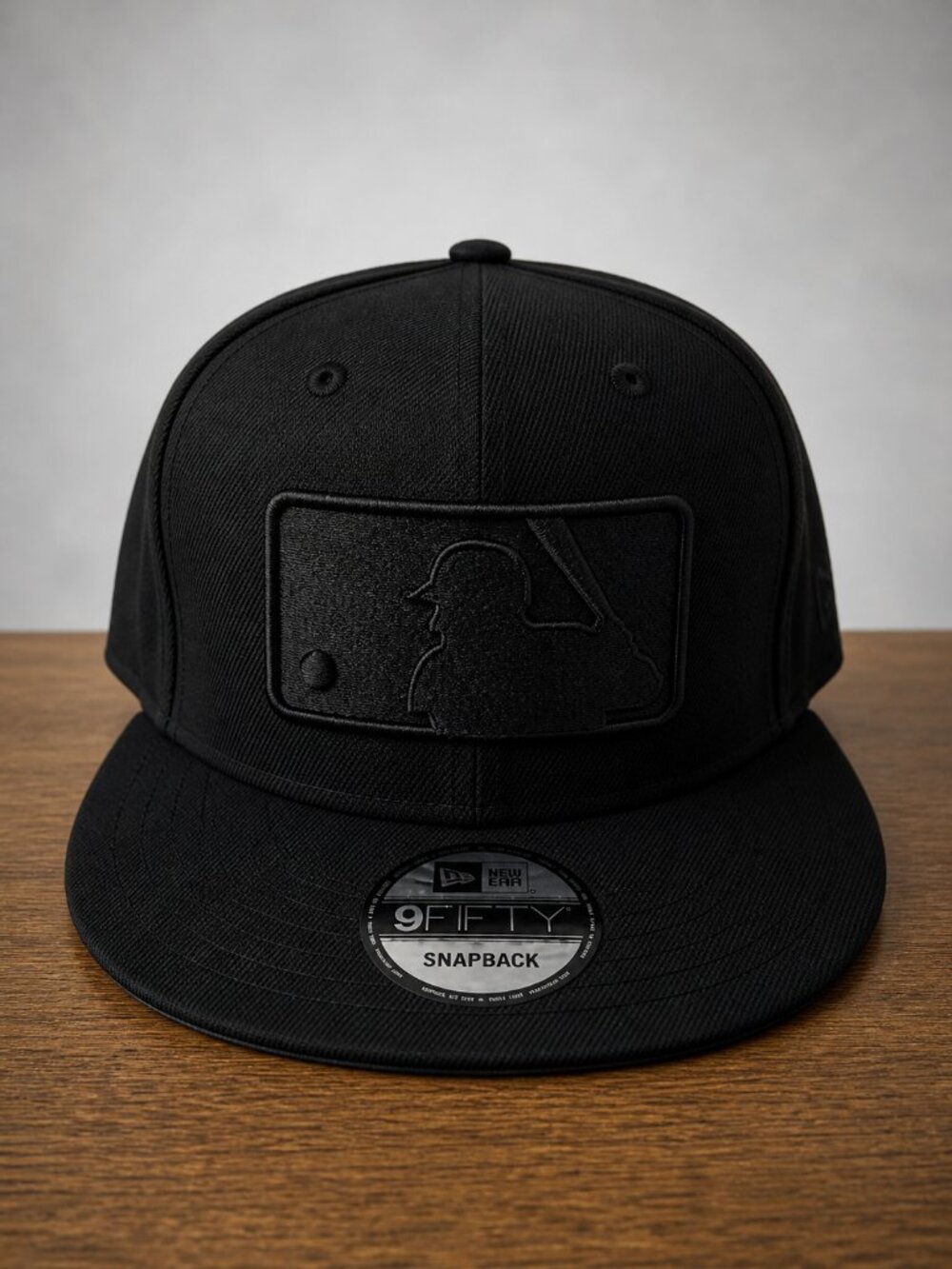 New Era Major League Baseball Umpire Blackout Batterman 9Fifty 950 Snapback Hat